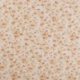 Tissu Jersey Coton Flowers Ocre 