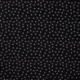 Tissu Jersey Coton Hearts Noir
