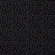 Tissu Jersey Coton Hearts Noir