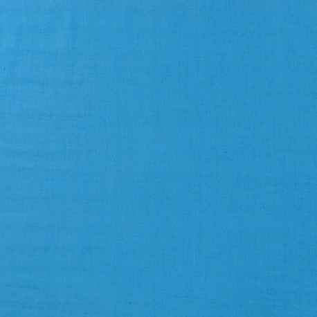 Tissu Toile Fluide Polyester Bleu 
