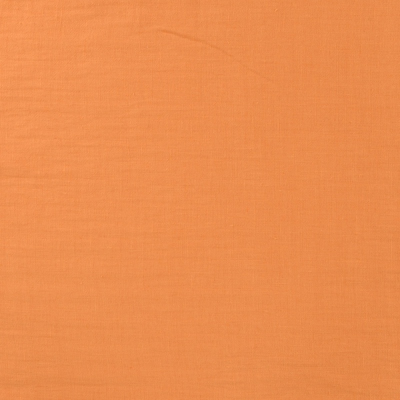 Tissu Toile Fluide Polyester Orange