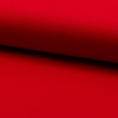 Tissu Toile Coton Canvas Rouge