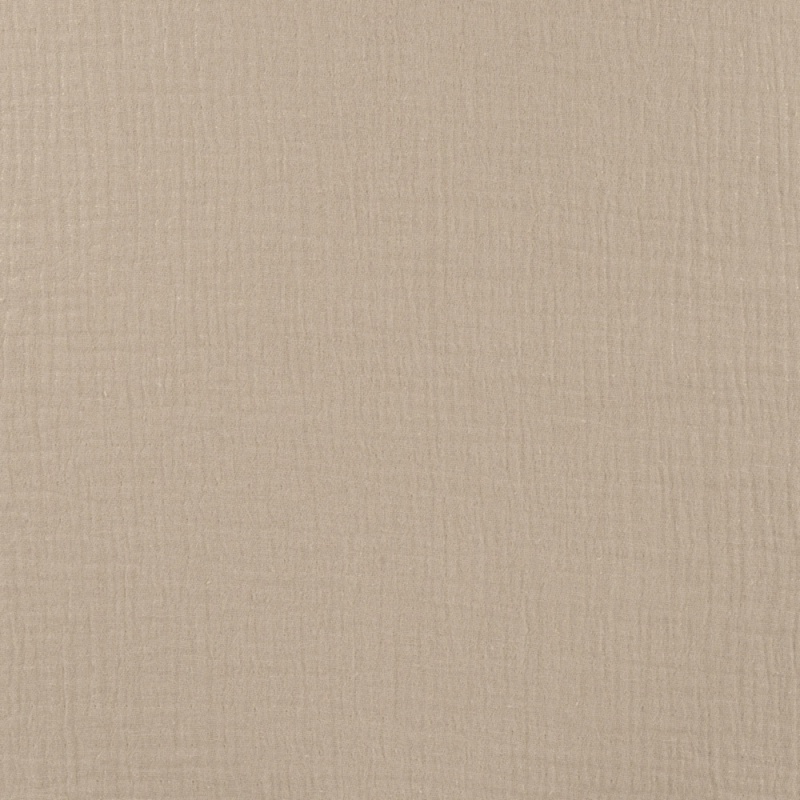 Tissu Double Gaze Foil Sable 