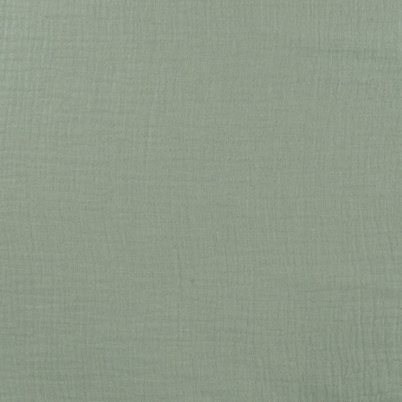Tissu Double Gaze Foil Menthe 