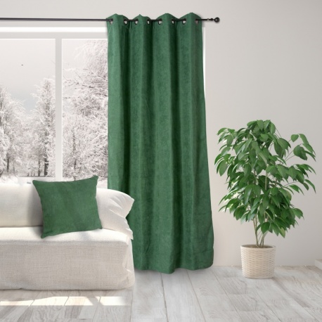 Rideau Isolant Toundra Vert Sapin 