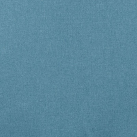 Tissu Chambray Uni Bleu