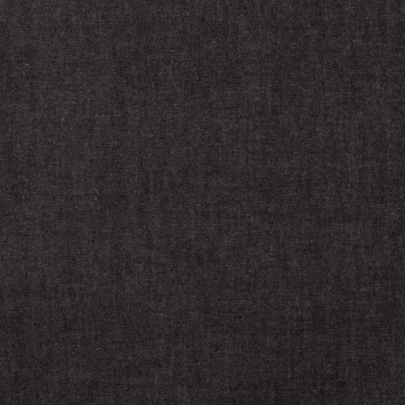Tissu Chambray Uni Noir