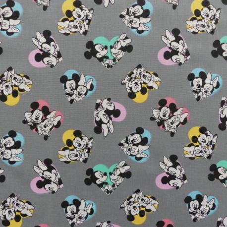 Tissu Licence Mickey Imprimé Multico