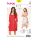 Patron Burda Style 6577 Robe Taille 34/46