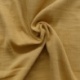 Tissu Coton Gaze Carreaux Moutarde Grande Largeur