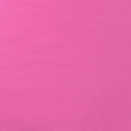 Tissu Jersey Rayures Ottoman Fuchsia 