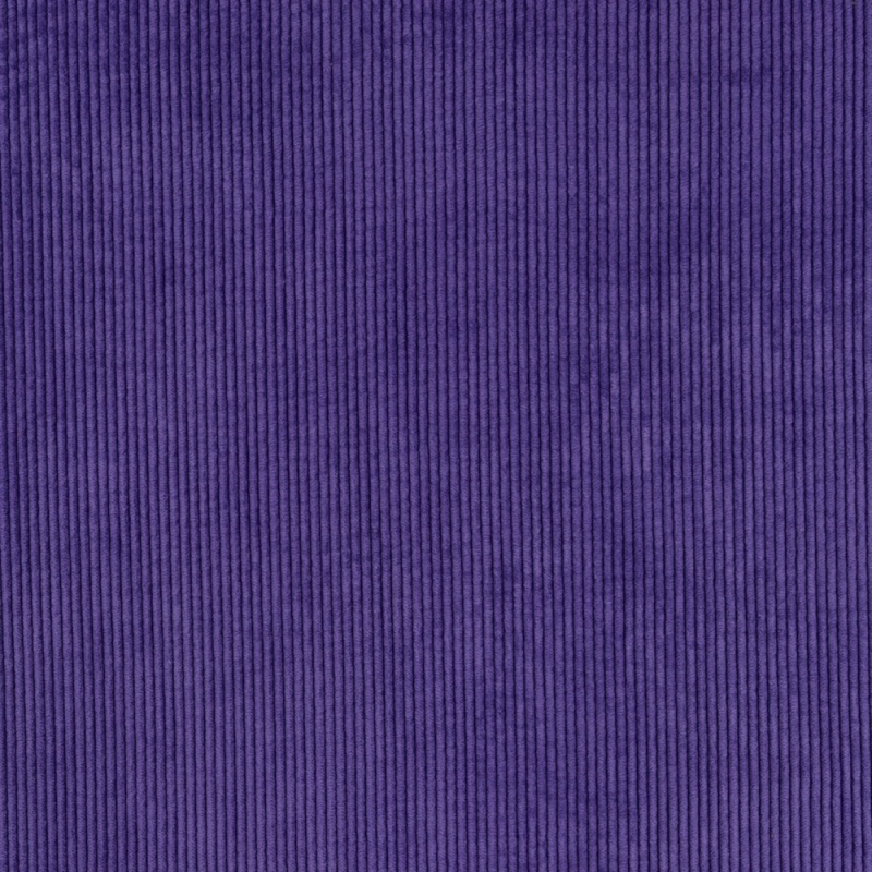 Tissu Velours Cotele Violet 