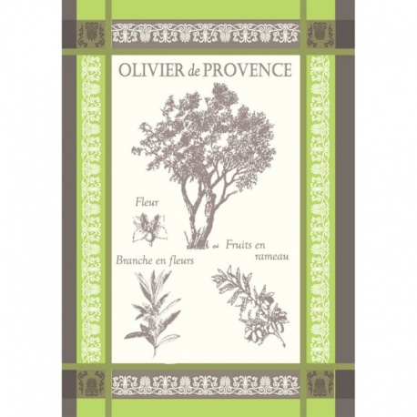 Torchon Jacquard Olivier Anis