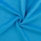 Tissu Sweat Reversible Uni Turquoise 