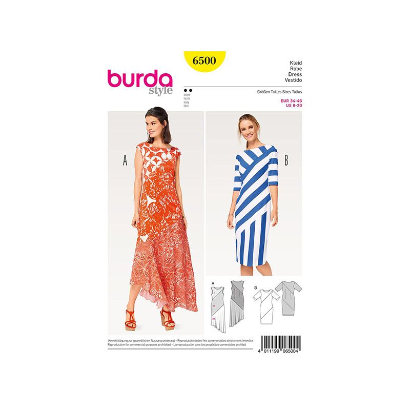 Patron Burda Style 6500 Robe
