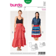 Patron Burda Style 6514 Jupe