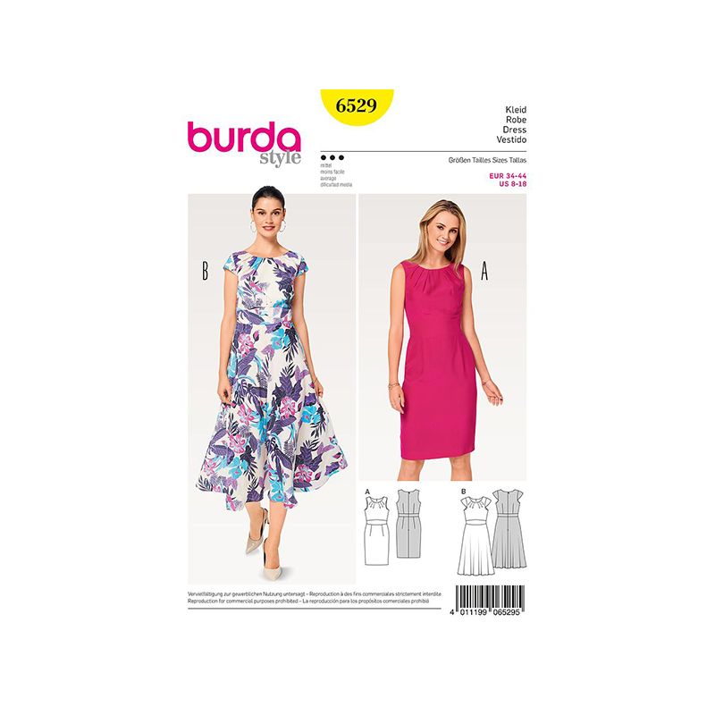 Patron Burda Style 6529 Robe