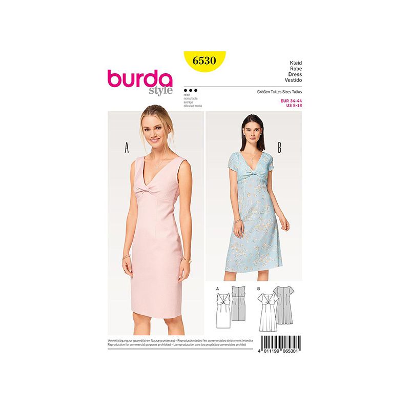 Patron Burda Style 6530 Robe