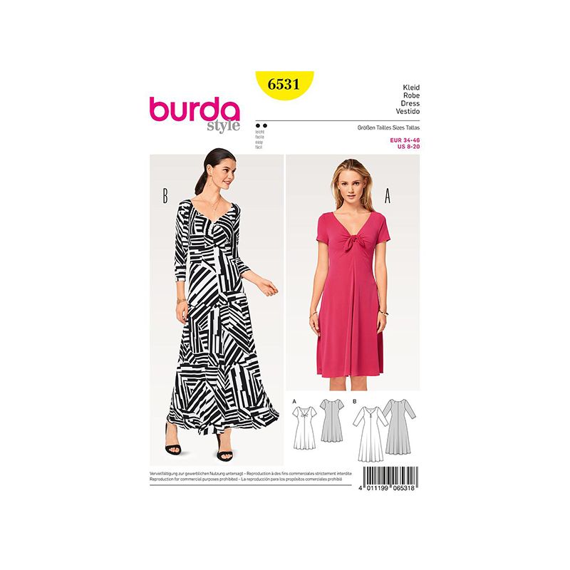 Patron Burda Style 6531 Robe