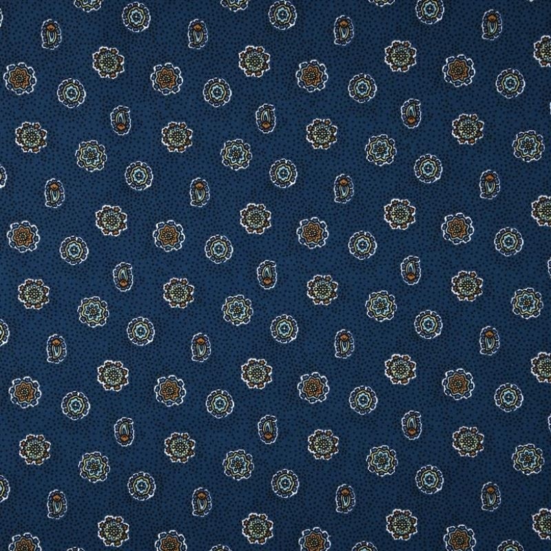 Tissu Provençal Roubion Marine