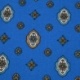 Tissu Provençal Brillane Bleu