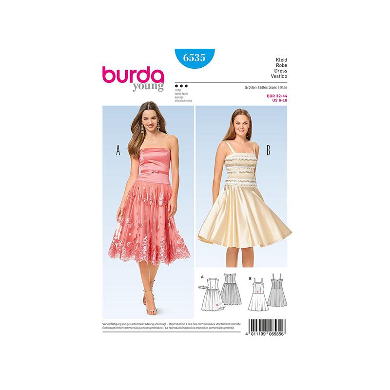 Patron Burda Style 6535 Robe