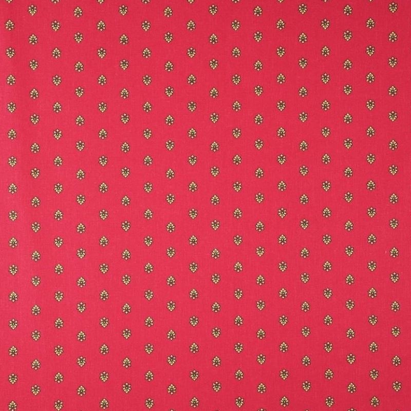 Tissu Provençal Maussane Rouge