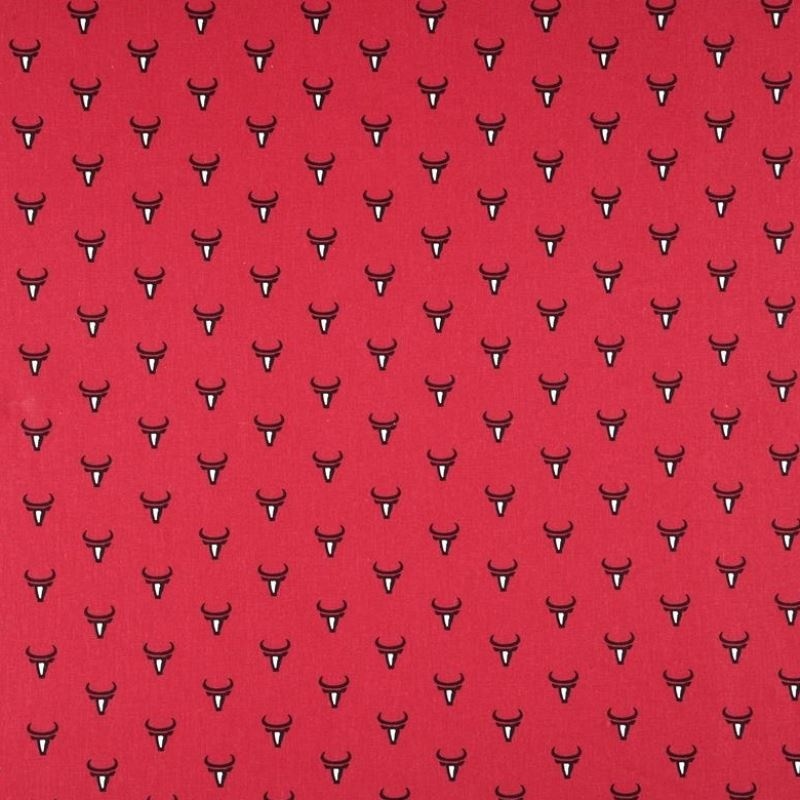 Tissu Provençal Biou Rouge 
