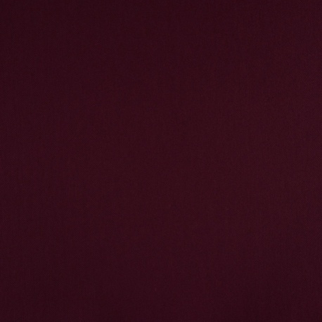 Tissu Toile Twill Viscose Bordeaux 