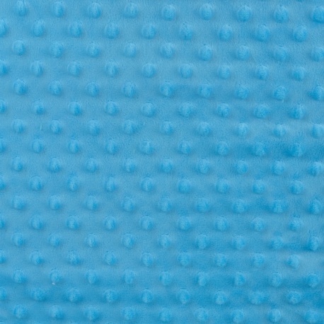 Tissu Minky Bubble Turquoise