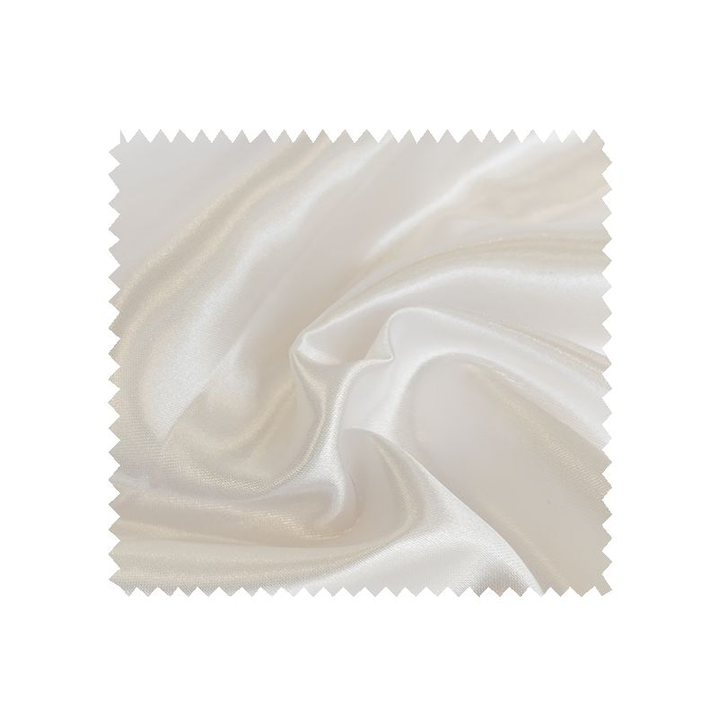 Tissu Satin Uni Blanc