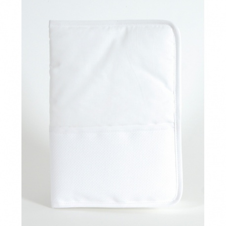Protege Carnet Sante Uni Blanc 18x25cm