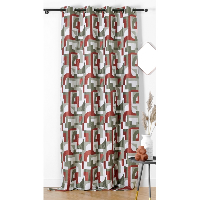 Tissu Jacquard Antika Kaki