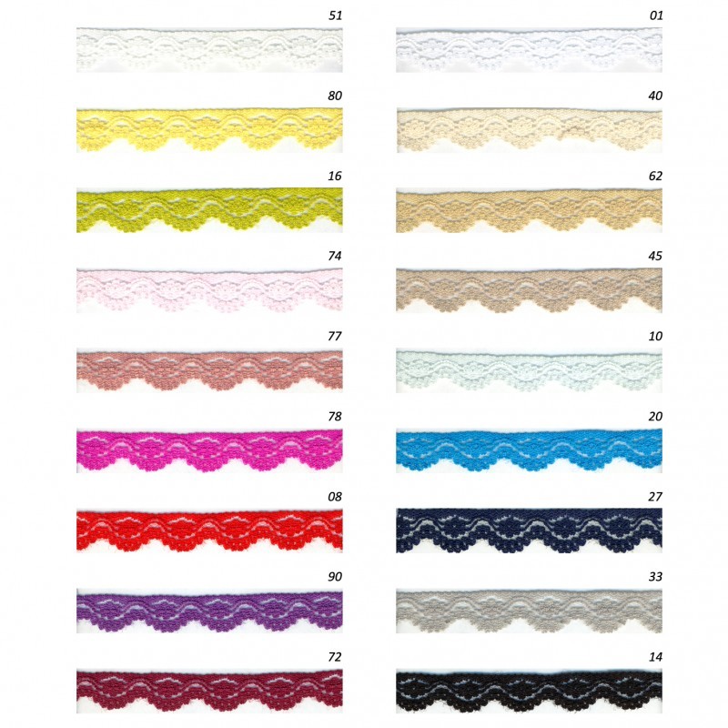 Dentelle rachel 12 mm