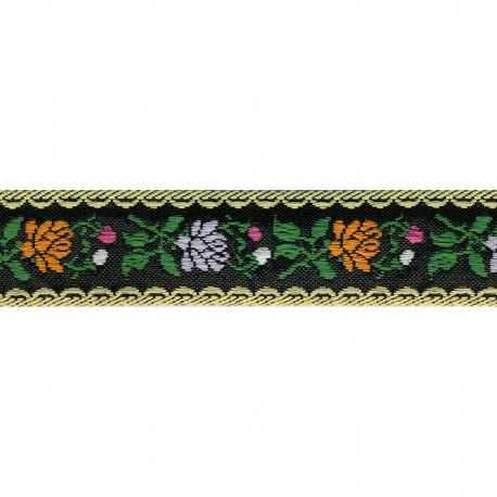 Jacquard fleurs 23mm