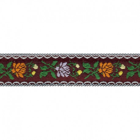 Jacquard fleurs 23mm