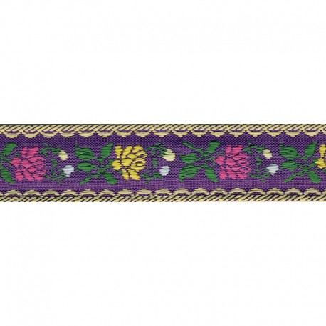 Jacquard fleurs 23mm