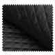 Tissu Doublure Matelassé Noir