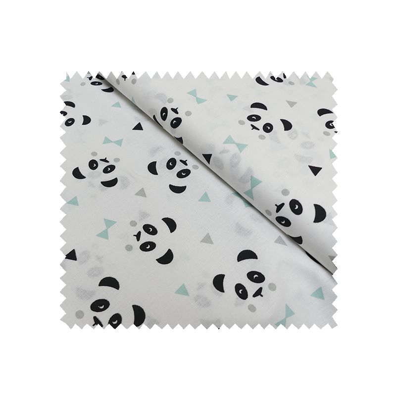 Tissu Panda Blanc