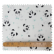 Tissu Panda Blanc