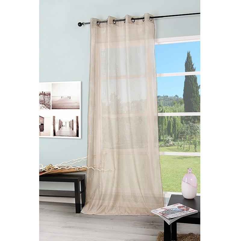 Rideau corail 140x260