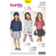 Patron Burda Kids 9351 Tshirt et Robe