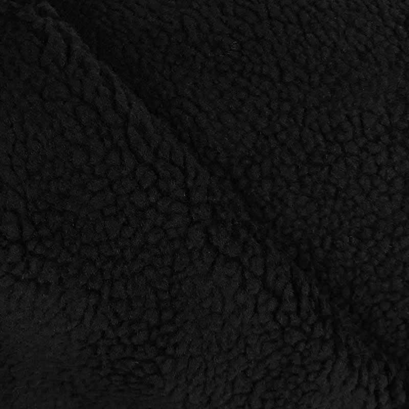 Tissu fausse fourrure texturé noir - 8504 Black 