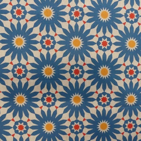 Tissu Soleil Toile Imprimé Océan 