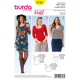 Patron Burda Style 6716 Robe et T shirt 42/52