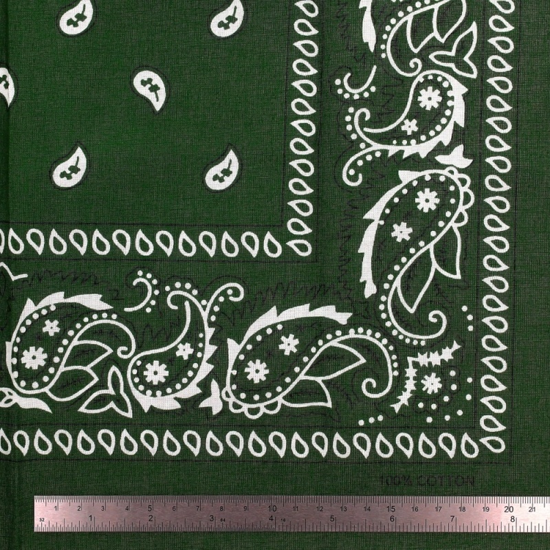 Bandana Vert Bouteille