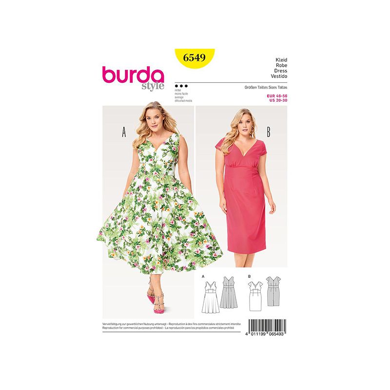 Patron Burda Style 6549 Robe