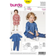 Patron Burda Kids 9348 Ensemble Robe Blouse