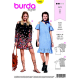 Patron Burda Style 6402 Robe Evasée Taille 34/44
