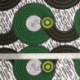 Tissu Wax Imprimé Motif Cercle Vert